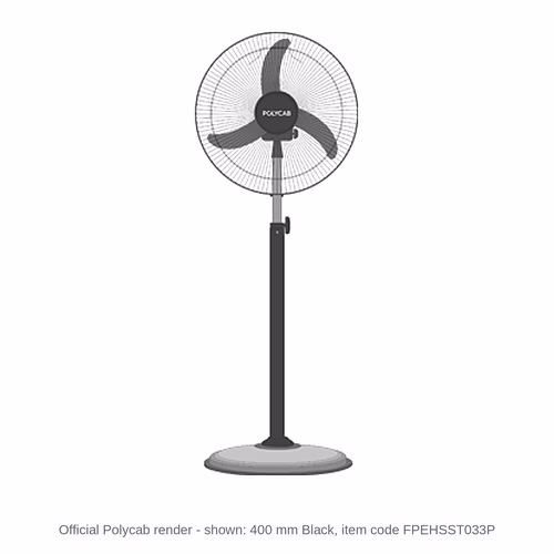 Polycab Afresh Neo Farrata Fan – 400 mm, 105 W, Black