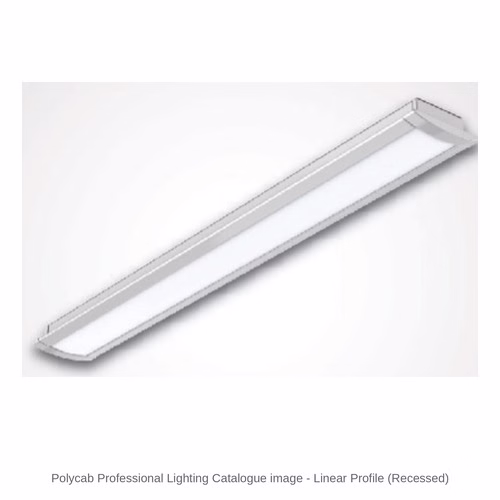 Polycab LED Linear Profile Light – Recessed, 28, 36 and 56 W, 4000 / 5700 K, IP20