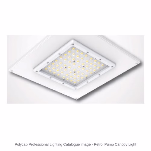 Polycab LED Petrol Pump Canopy Light – 80 and 100 W, 5700 K, IP66