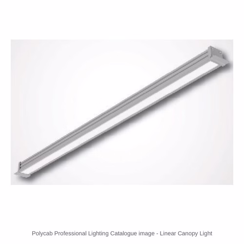 Polycab LED Linear Canopy Light – 80 W, 6500 K, IP66