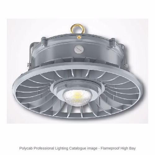 Polycab LED Flameproof High Bay Light – 80, 100, 120 and 150 W, 5700 K, IP67