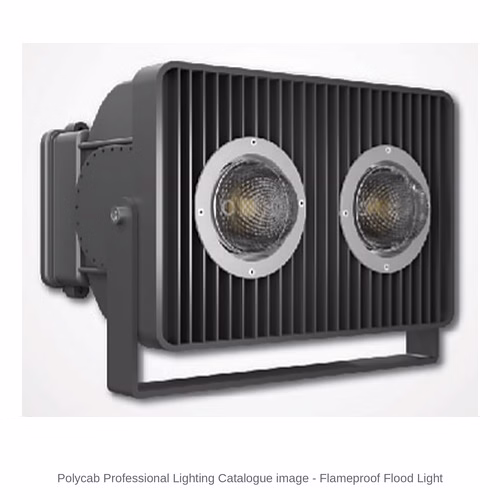 Polycab LED Flameproof Flood Light – 100, 150, 200 and 300 W, 5700 K, IP67