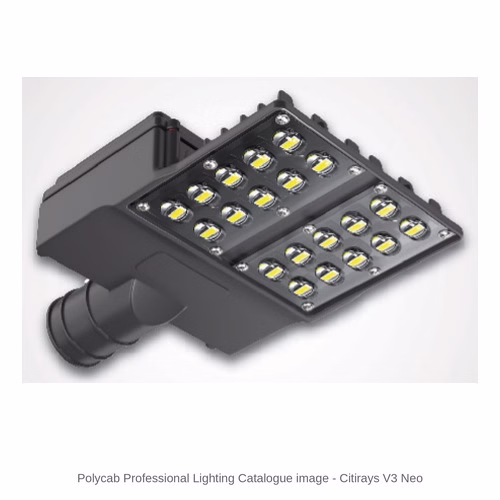 Polycab Citirays V3 Neo LED Street Light – 72, 90, 120 and 150 W, 5700 K, IP66