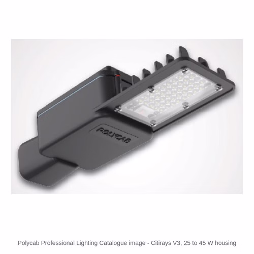 Polycab Citirays V3 LED Street Light – 25 to 150 W, 5700 K, IP66