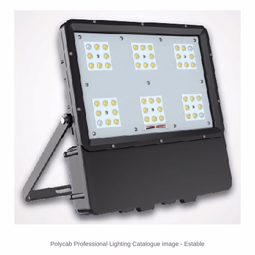 Polycab Estable LED Flood Light – 80 to 400 W, 5700 K, IP66