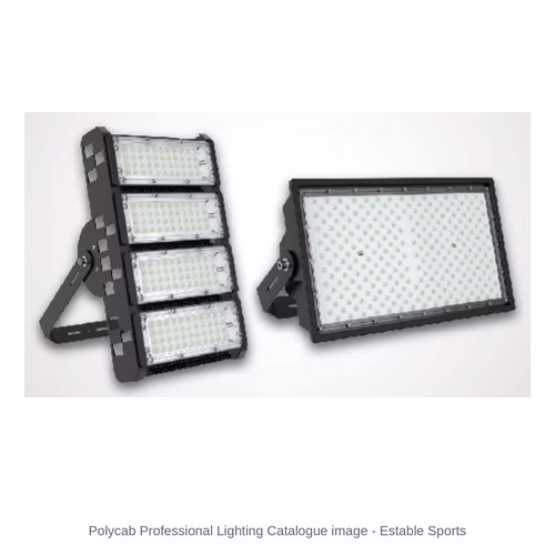 Polycab Estable LED Sports Flood Light – 500, 1,000, 1,500 and 1,800 W, 6500 K, IP66