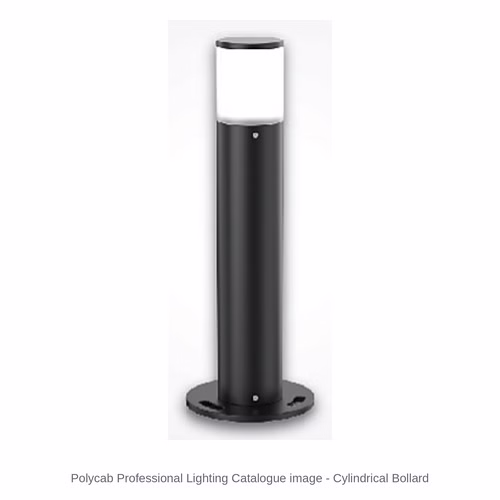Polycab Cylindrical LED Bollard Light – 10 W, 3000 / 6500 K, IP66