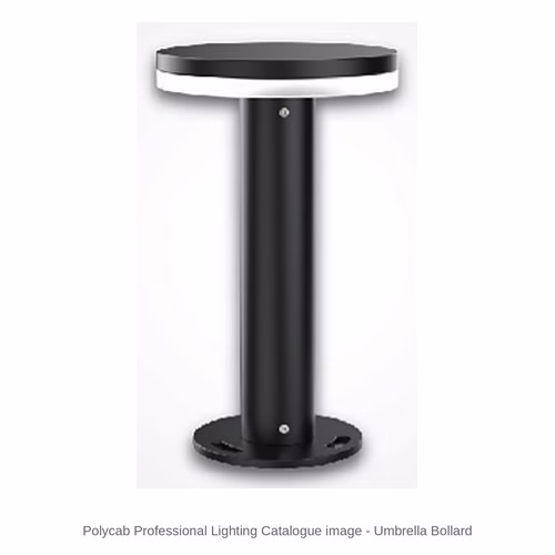 Polycab Umbrella LED Bollard Light – 12 W, 3000 / 6500 K, IP66