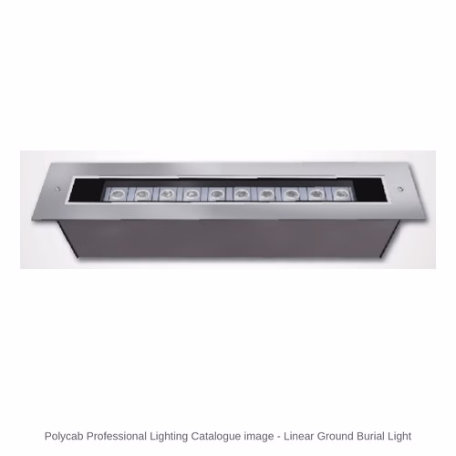 Polycab Linear LED Ground Burial Light – White / RGB / RGBW, DMX512, IP66