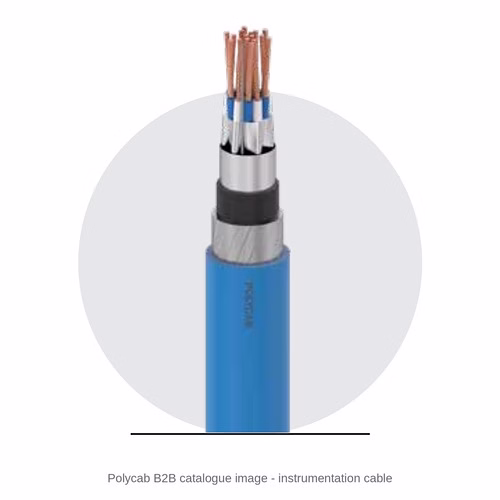 Polycab Instrumentation Cable – Pairs, Triads, Quads, Individual and / or Overall Screens, Armoured or Not