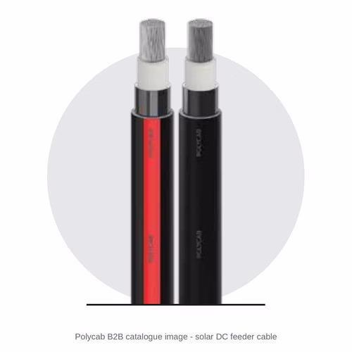 Polycab Solar DC Feeder Cable – Single Core XLPE, Anti-Termite, AS/NZS 5000.1