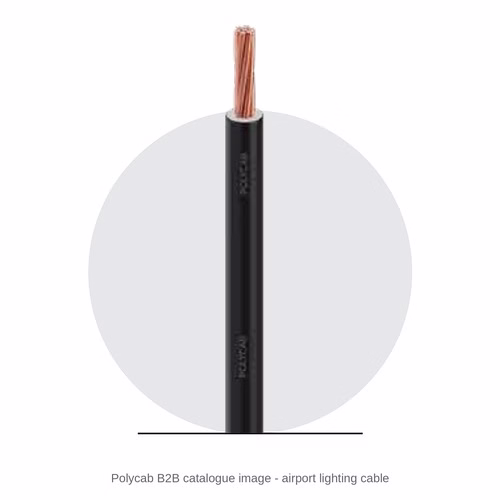 Polycab Airport Lighting Cable – Single Core Flexible Copper, TPE Insulated, for Airfield Lighting