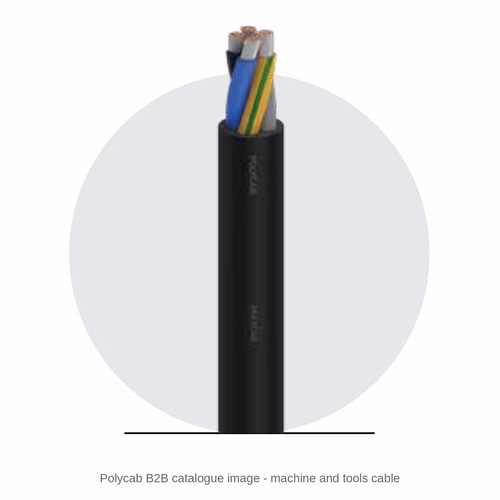 Polycab Machine and Tool Cable – Bunched Copper, PVC or HFFR, Unsheathed or FR / FR-LSH / LSZH