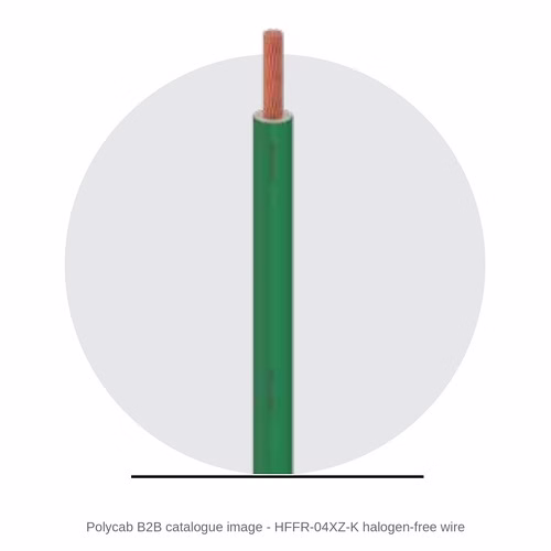 Polycab HFFR Halogen-Free Flame-Retardant Wire – HFFR-04XZ-K and HFFR-01Z-K / 03XZ-K