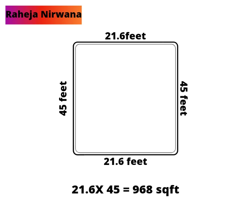 968 Sq. FT