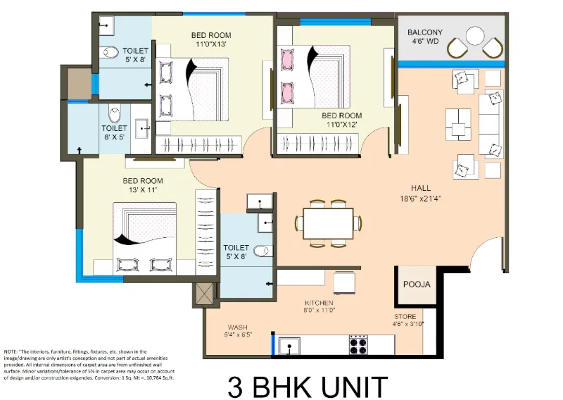 3 BHK