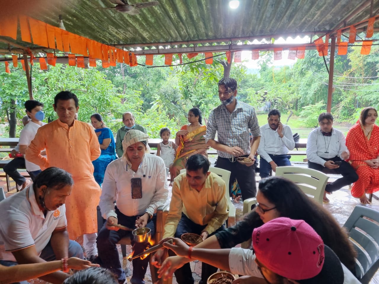 आर्ष गुरुकुल वानप्रस्थ आश्रम एवम् गौशाला का उद्घाटन समारोह 15 अगस्त 2021
