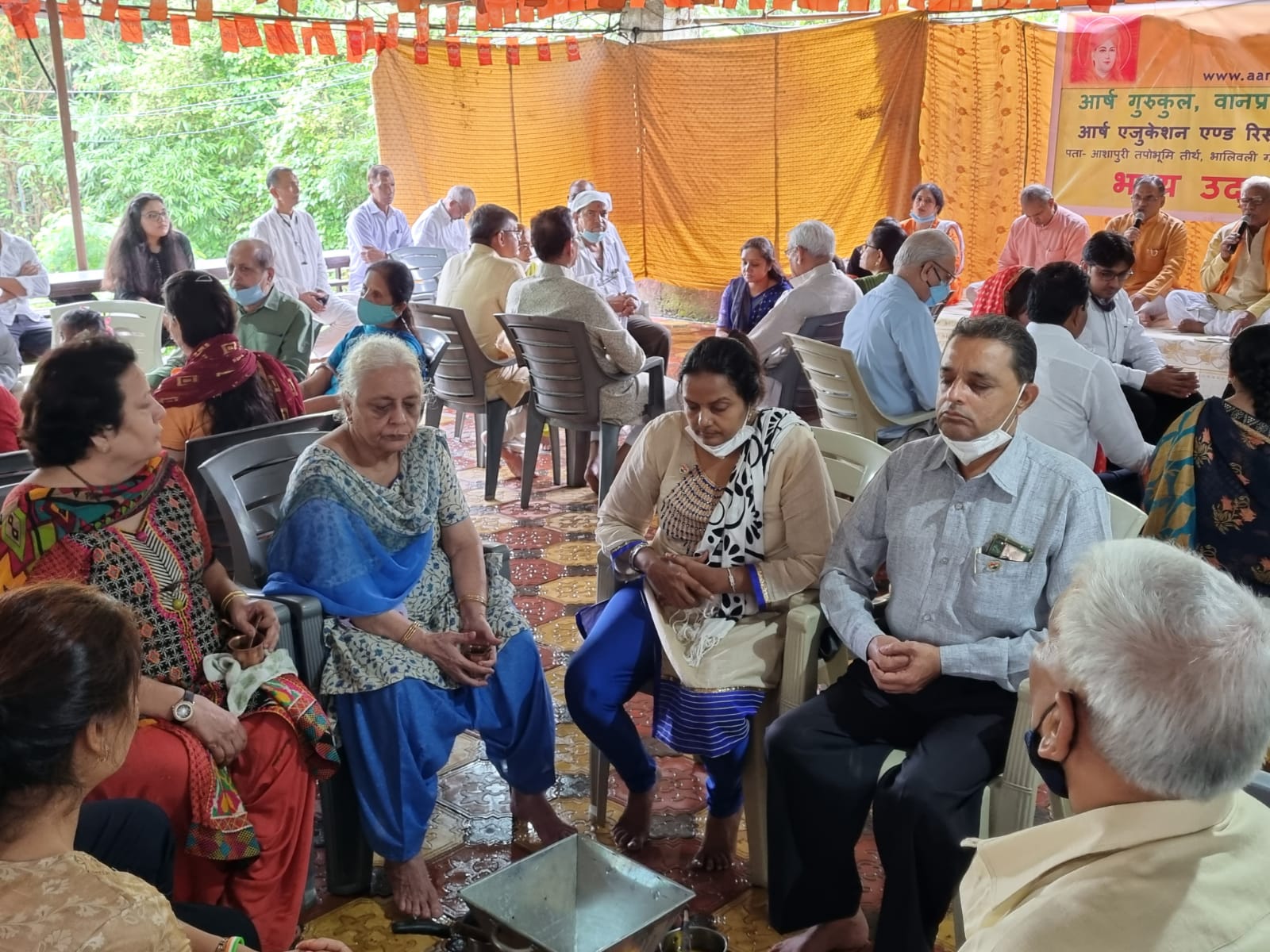 आर्ष गुरुकुल वानप्रस्थ आश्रम एवम् गौशाला का उद्घाटन समारोह 15 अगस्त 2021