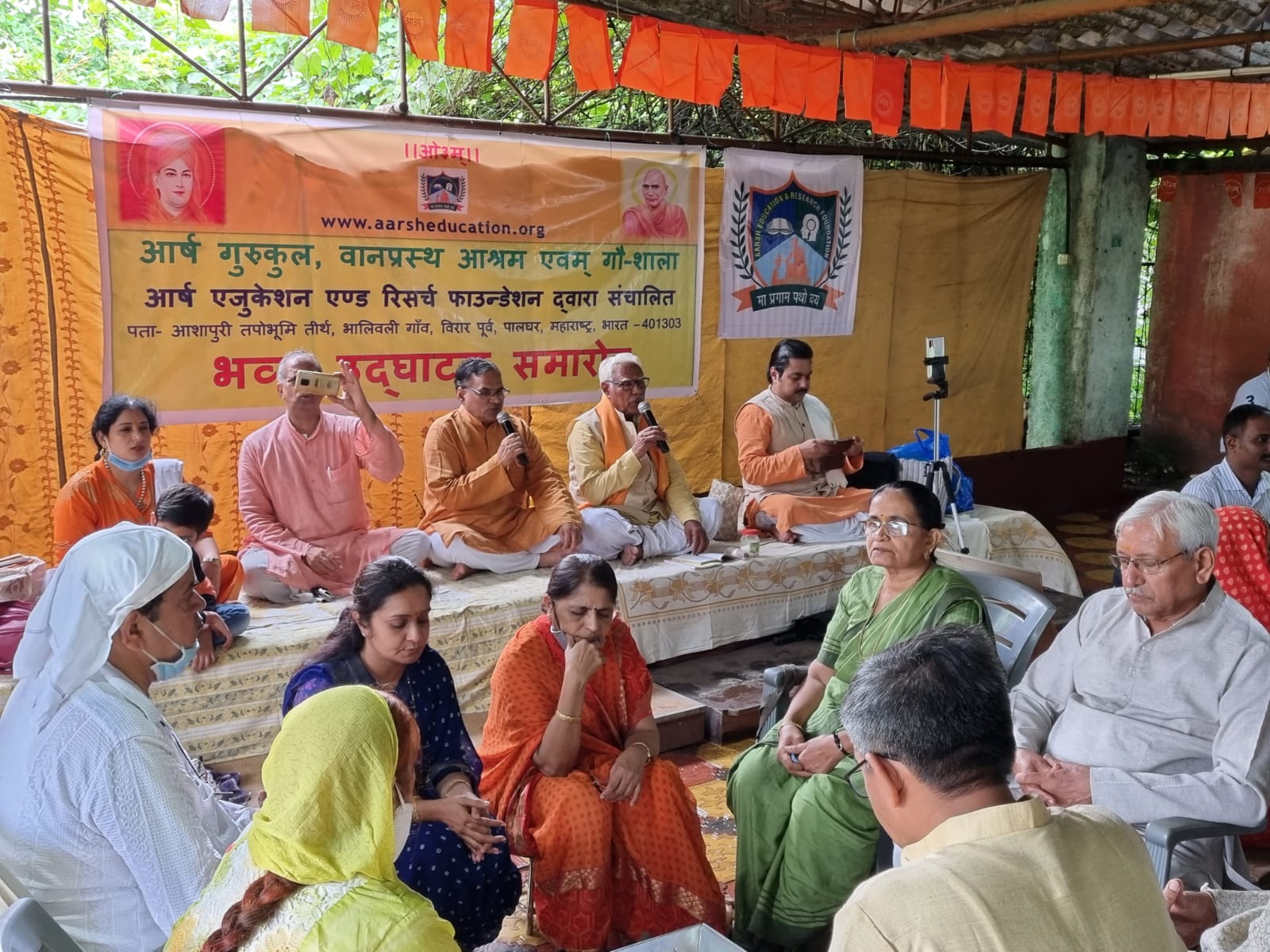 आर्ष गुरुकुल वानप्रस्थ आश्रम एवम् गौशाला का उद्घाटन समारोह 15 अगस्त 2021