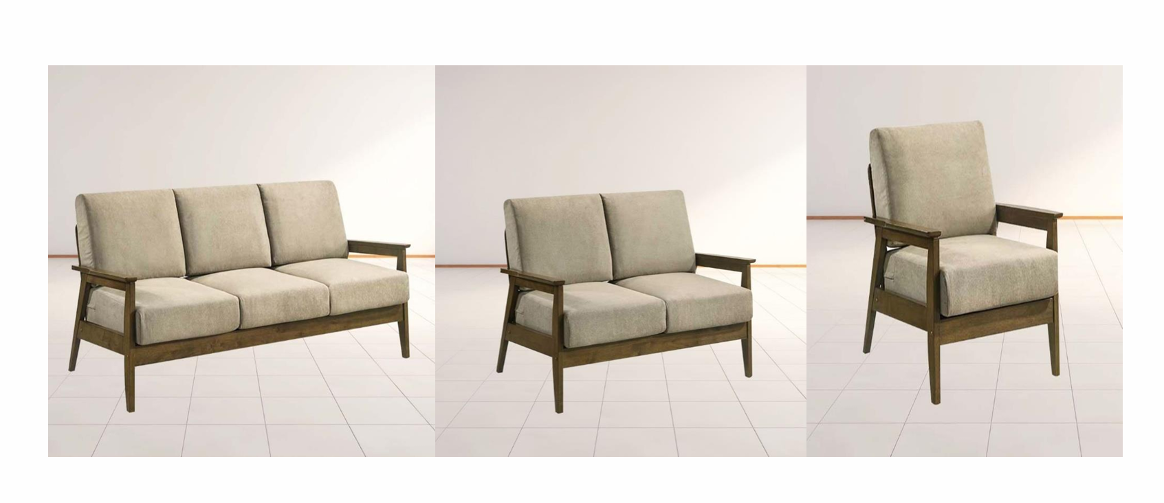 Omega Sofa Set 3+2+1