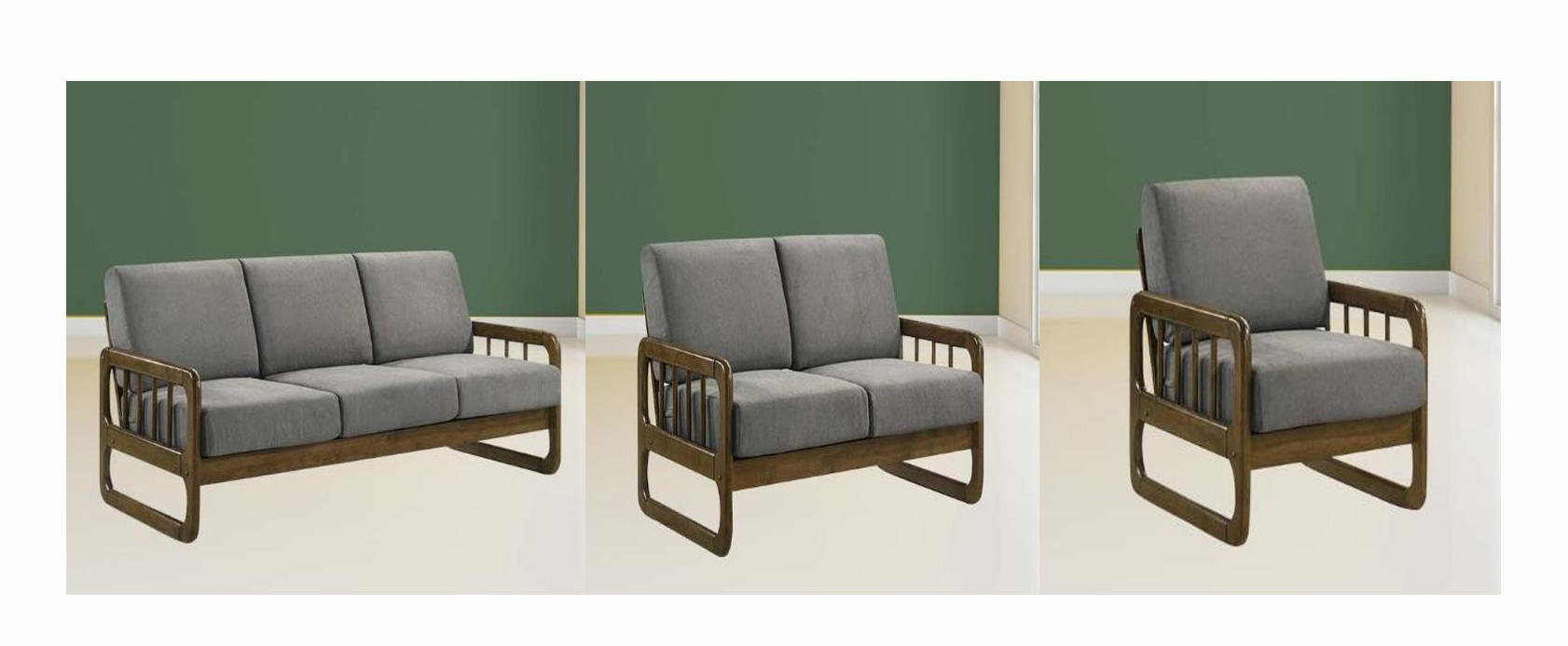 Gabon Sofa Set 3+2+1