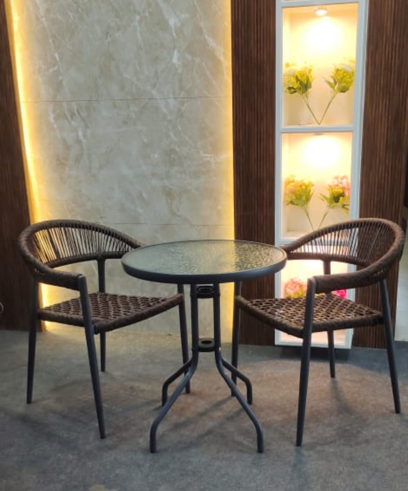 Modern Outdoor Patio Bistro Set G-037(2+1 Set)