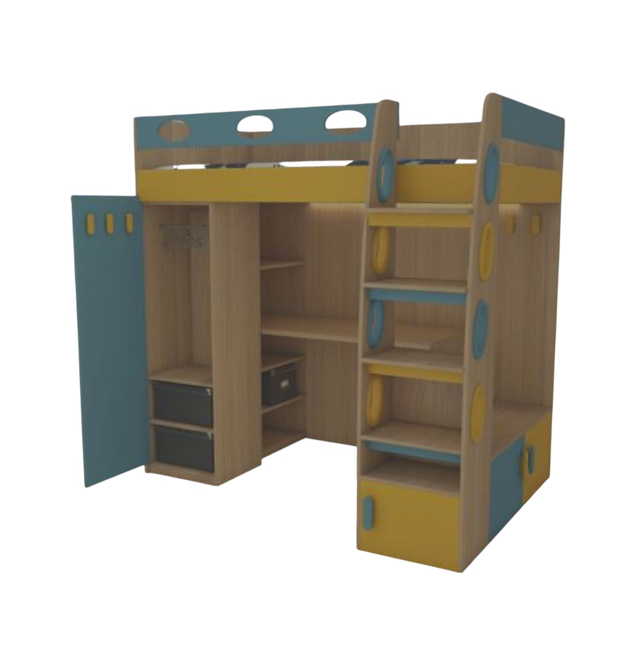  Space Multipurpose Climb  Bed