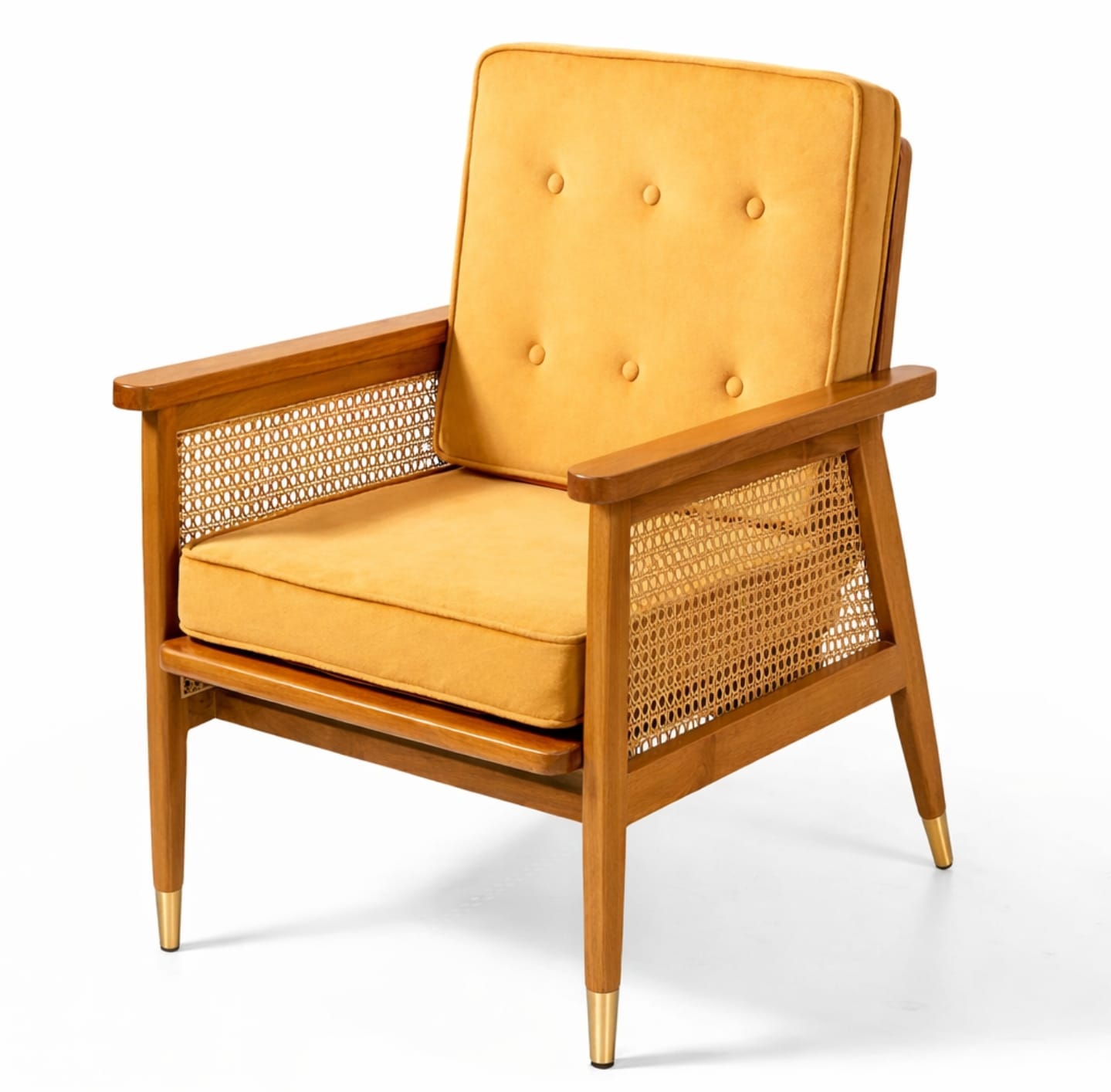Wooden Cane Chair